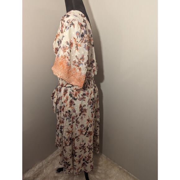 Maison Tara floral dress Sz XL - Picture 5 of 7